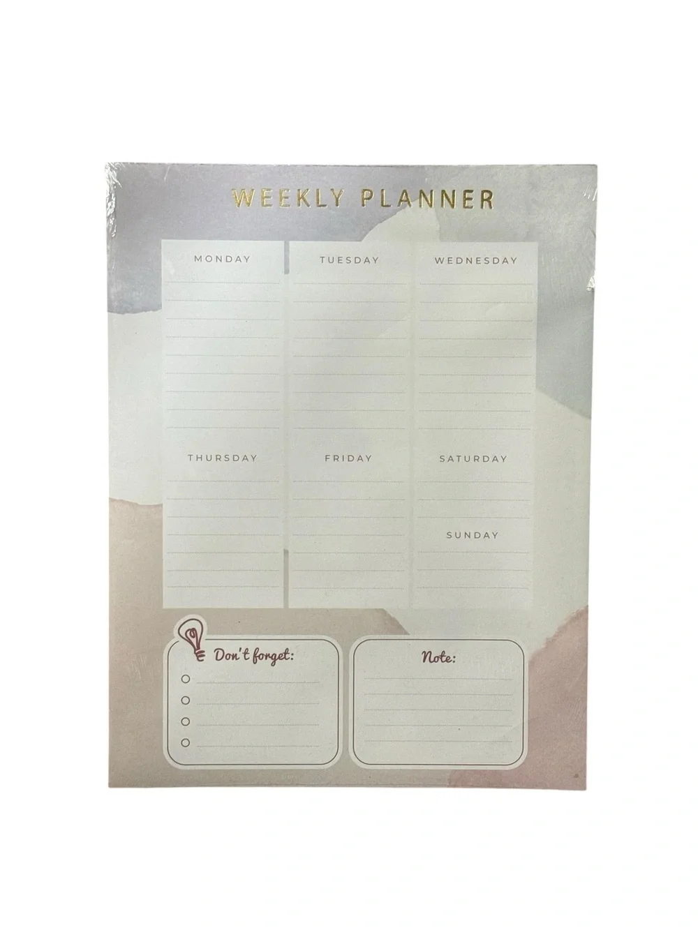 Bundle of 3 Weekly Undated Planner & To-Do List Pads NWT
